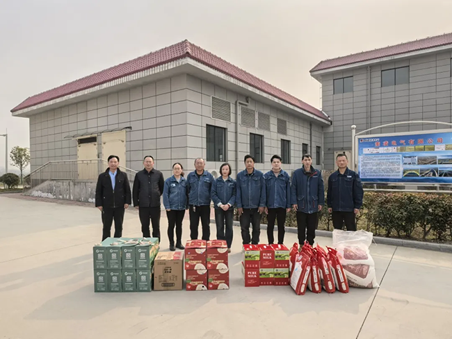 索凌电气新春慰问送关怀,节前安全督导保平安